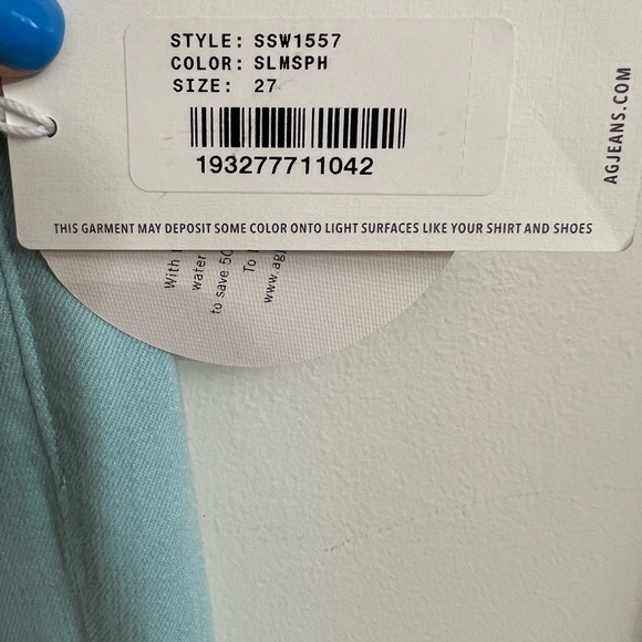 AG Adriano Goldschmied Women's Prima Mid-Rise Cigarette Leg Skinny Fit Crop Pant - Picture 11 of 17